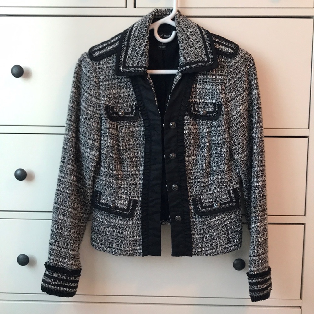 White House Black Market Winter Military Jacket